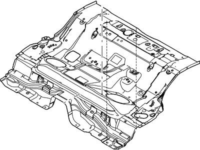 Mercury Milan Floor Pan - 7E5Z-5411160-A