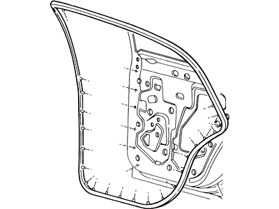 Lincoln Town Car Door Seal - YW1Z-5425325-AA