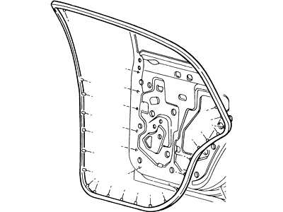 Ford 2W1Z-5425324-BA Weatherstrip