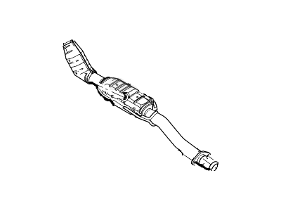 2004 Ford Ranger Catalytic Converter - 3L5Z-5E212-AA