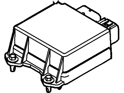 Ford Focus Air Bag Control Module - 8S4Z-14B321-B