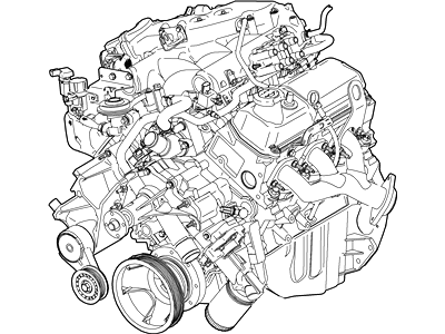 Ford 4R3Z-6007-CA Engine Assembly