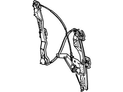 Ford Police Interceptor Sedan Window Regulator - 8A5Z-5423209-B