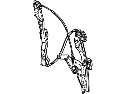 2011 Lincoln MKS Window Regulator - 8A5Z-5423209-B