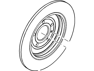 Ford BT4Z-2C026-B Rotor Assembly - Brake