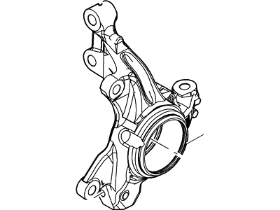 2015 Lincoln MKX Steering Knuckle - BT4Z-3K186-A