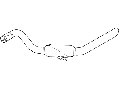 Ford 7L9Z-5A212-B Silencer Assembly