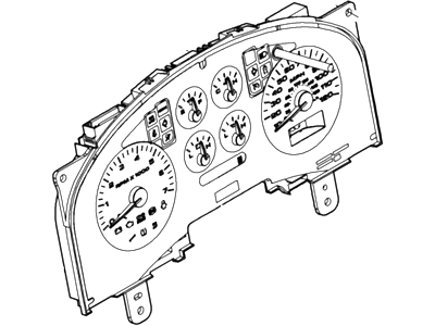 2008 Lincoln Mark LT Instrument Cluster - 8L3Z-10849-D