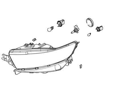 Ford FG1Z-13008-F Headlamp Assembly