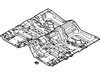 2004 Ford Crown Victoria Floor Pan - 3W7Z-5411135-AA