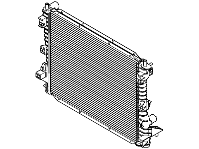 Ford 4R3Z-8005-CA Radiator Assembly