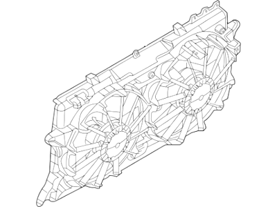 Ford BL3Z-8C607-A Motor And Fan Assembly - Engine Cooling