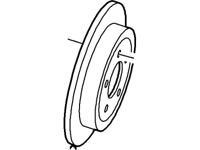 2004 Ford F-150 Brake Disc - YL3Z-2C026-AA