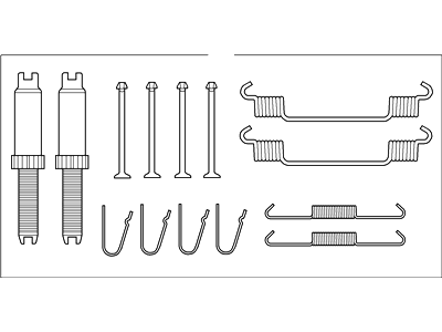 Ford 1L3Z-2225-DA Kit - Brake Drum Spring