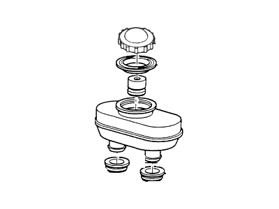 Ford F7UZ-2L454-AA Reservoir - Brake Fluid