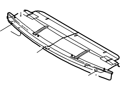 2005 Ford Freestyle Air Deflector - 5F9Z-8327-AA