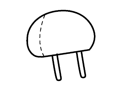 1F2Z-16611A08-DAB Ford Head Rest Assembly Illustration 1 of 1