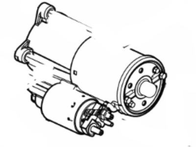 Ford HU2Z-11V002-DFRM Starter Motor Assembly