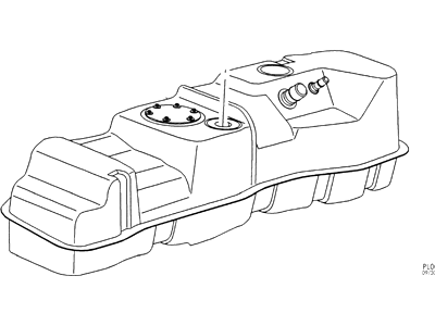 Ford YC3Z-9002-EB Fuel Tank Assembly