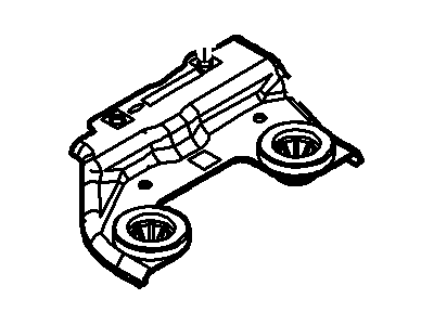 Ford AE8Z-10A666-A Support - Battery Tray