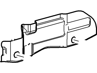 Ford 5L8Z-9A462-BB Shield - Exhaust Manifold Heat