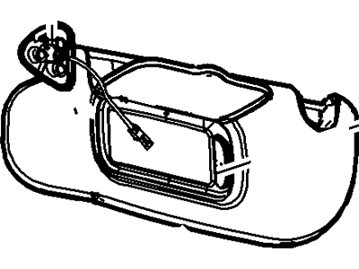 2010 Mercury Grand Marquis Sun Visor - 8W7Z-5404105-BB