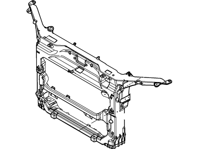 2007 Lincoln MKX Radiator Support - 7T4Z-16138-A