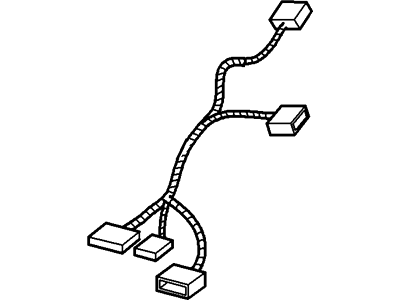 Ford 1L7Z14C719AA Wire Assembly Motor Seat Ad