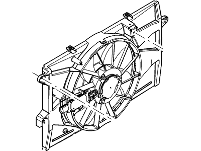 Ford Taurus Fan Motor - 8G1Z-8C607-A
