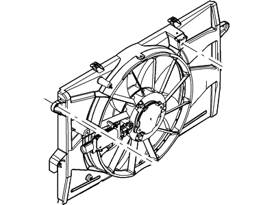 Ford Taurus Engine Cooling Fan - 8G1Z-8C607-A