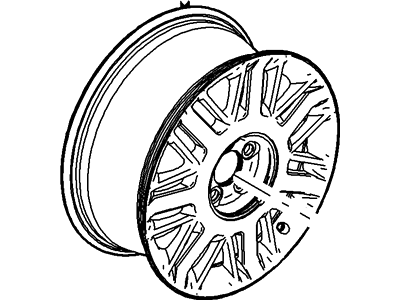 Ford 1W6Z-1007-AA Wheel Assembly