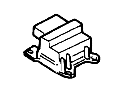 1998 Ford Escort Air Bag Control Module - F8CZ-14B321-AC