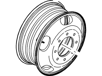 Ford 6C3Z-1007-B Wheel Assembly