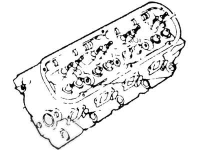 1995 Ford F-250 Cylinder Head - E8TZ-6V049-FRM