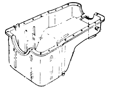 Mercury Oil Pan - F77Z-6675-AC