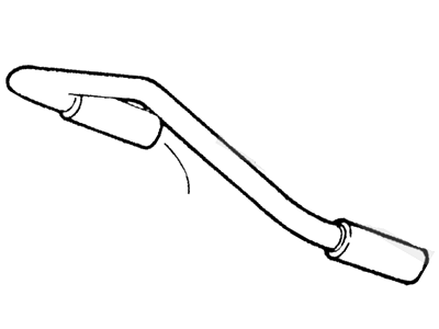 1997 Mercury Grand Marquis PCV Hose - F5AZ-6C324-A