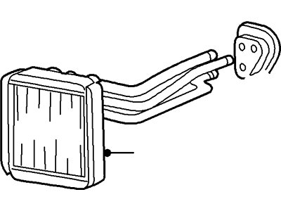 Ford XW4Z-18529-AA Seal - Heater To Dash Panel