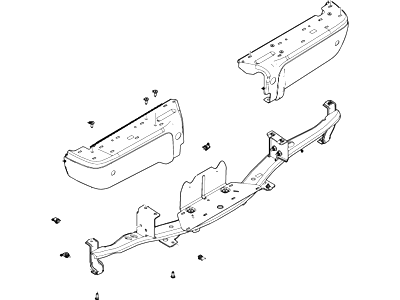 Ford 8C3Z-17906-APTM Bumper Assembly - Rear