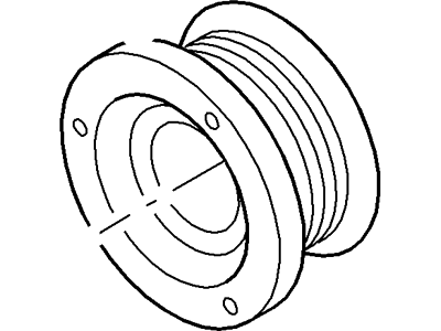 2002 Lincoln LS A/C Idler Pulley - YW4Z-19D784-BA