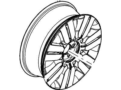 2009 Lincoln MKX Spare Wheel - 9A1Z-1007-A