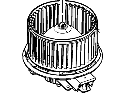 Ford DG1Z-19805-A Fan And Motor Assembly