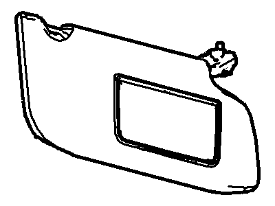 Ford AE9Z-7404105-AB Sun Visor Assembly