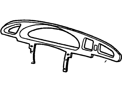 Ford F7DZ54044D70AAC Panel Instrument