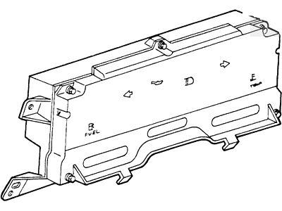 Ford XF2Z-10849-DA Instrument Cluster