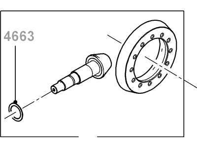 Ford 8C3Z-4209-G Gear And Pinion Assembly - Driving