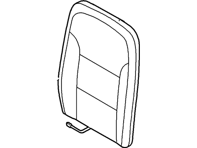 Ford YW4Z-5464811-AA Seat Back Pad