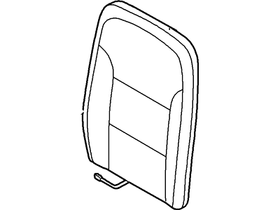 Ford 3W4Z-5464811-BB Seat Back Pad