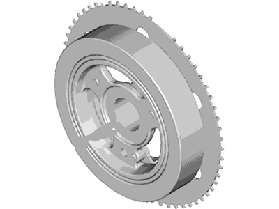 Ford Fusion Crankshaft Pulley - DS7Z-6312-A