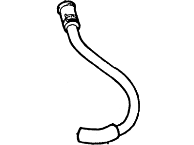 1991 Ford Taurus PCV Hose - FODZ-6A664-B