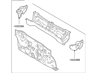 Mercury Mariner Dash Panels - 5L8Z-7801610-AA